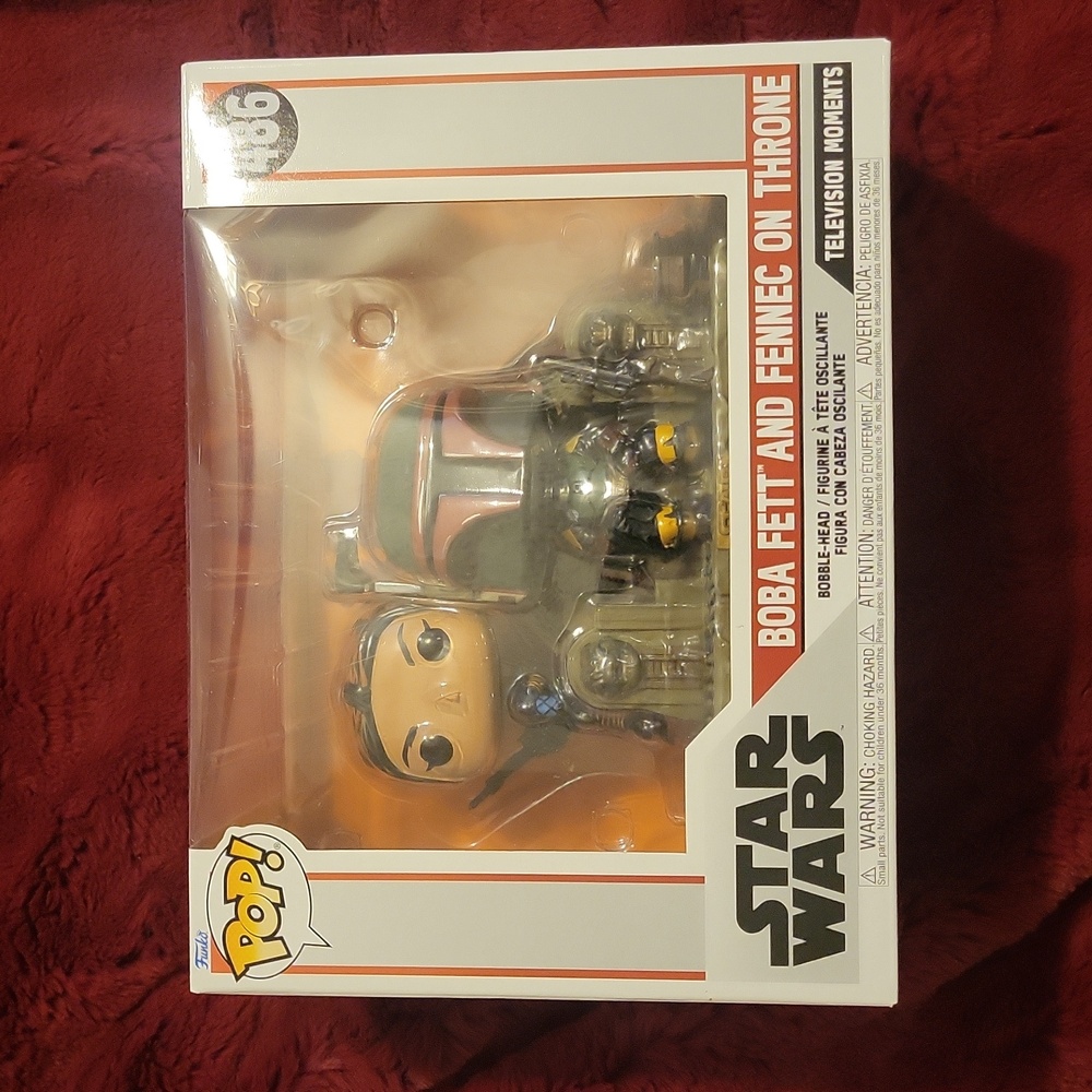 Funko Pop Boba Fett and Fennec on Throne 486